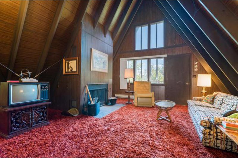 This Groovy 1972 A Frame Is A Perfect Time Capsule Circa Old Houses