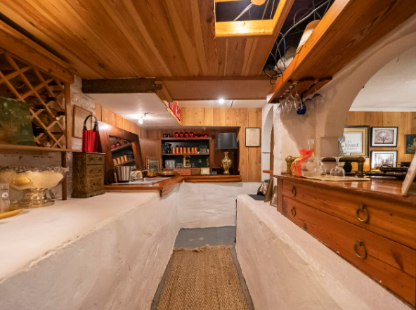 Chesnut Cottage lower level with counter space