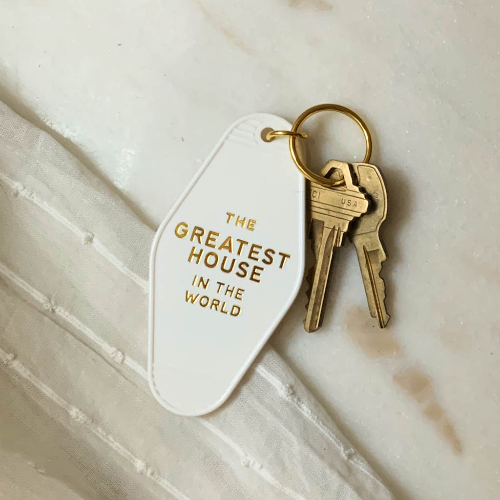 The Greatest House in the World Vintage Hotel Keychain – CIRCA