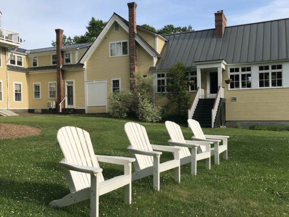 Rear with Adirondack Chairs