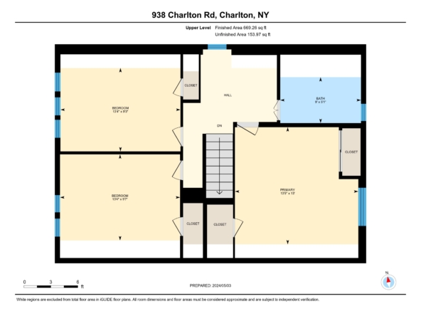 2nd floor floorplan 938 Charlton