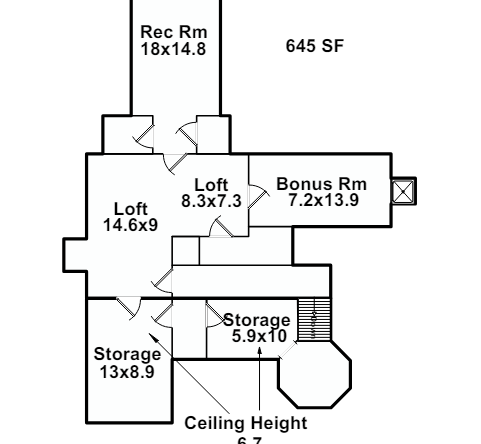 Third Floor Floorplan