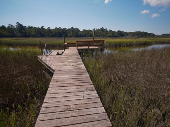 Dock Walkway from House