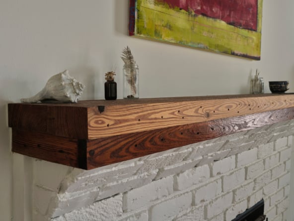 Repurposed mantle from Barn