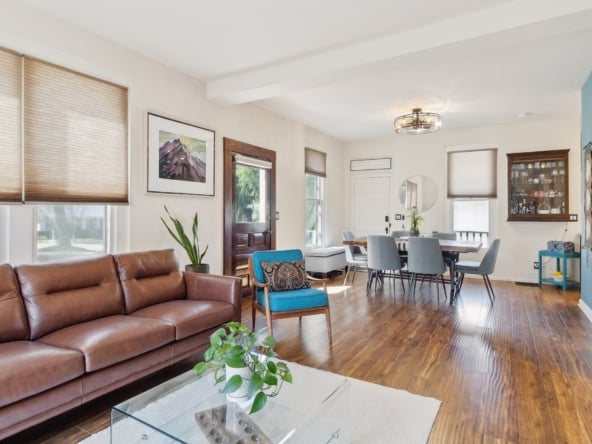 Living room toward dining room
