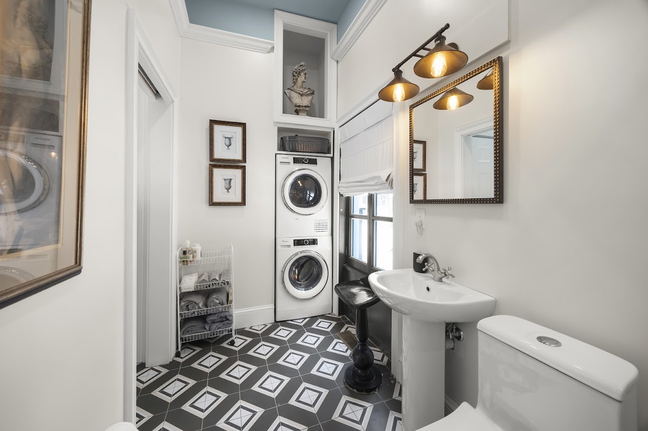 62 – view of laundry area in ensuite bedroom