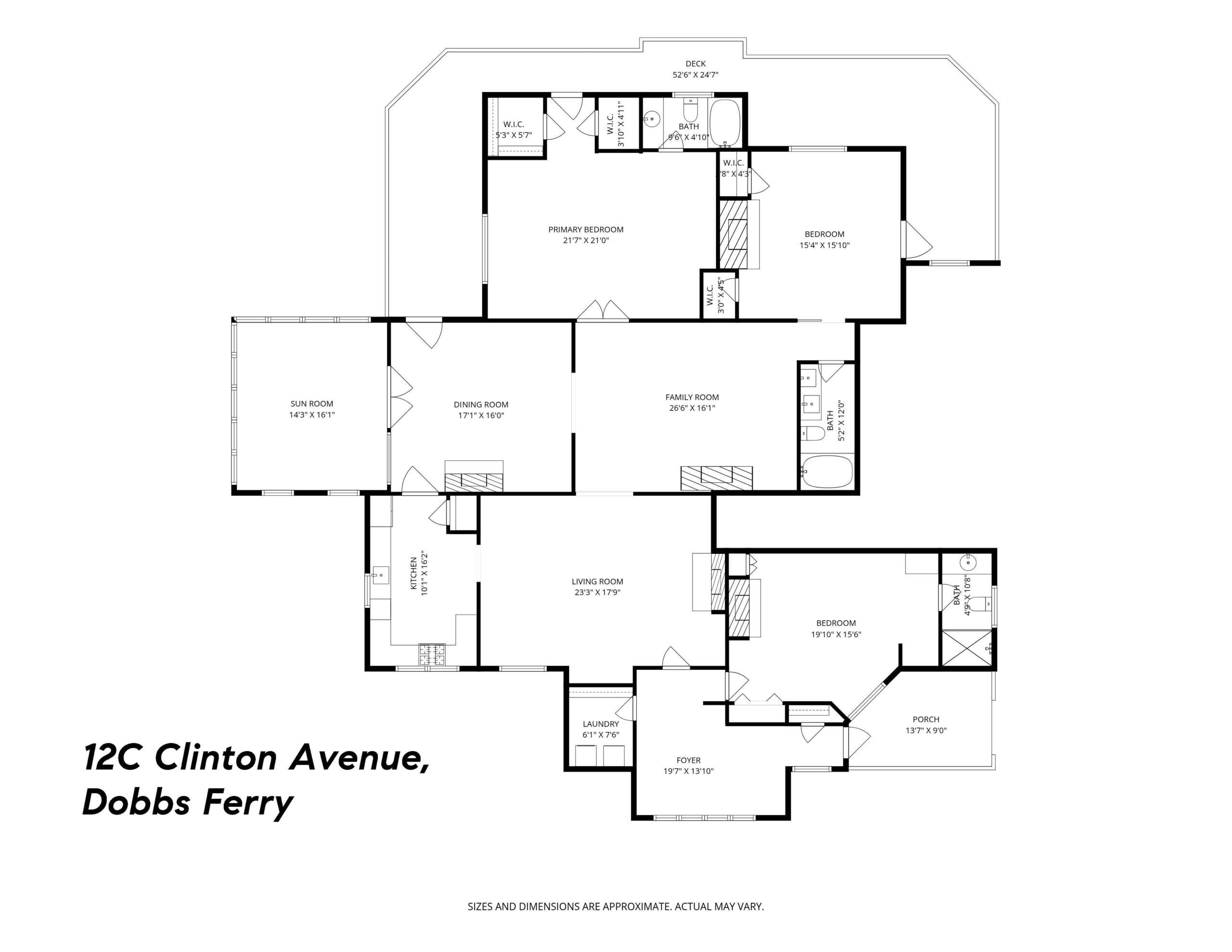 Floor Plan – 12 Clinton Ave, Unit C