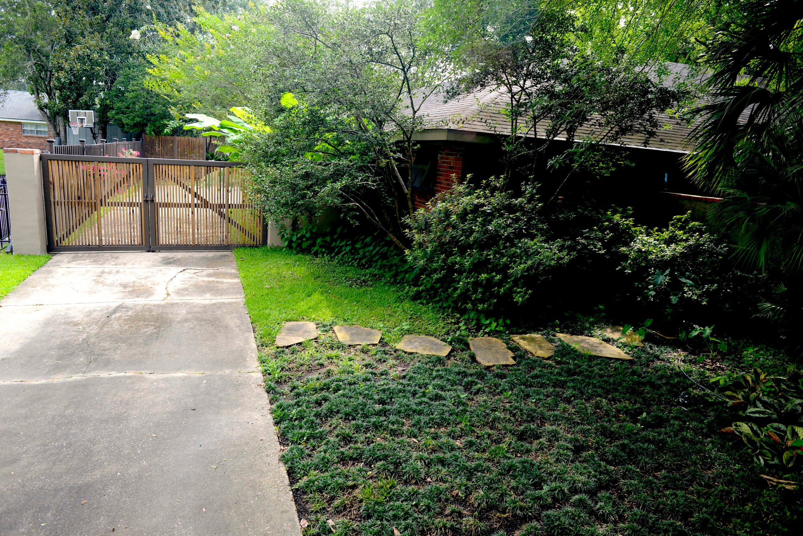 Drive outside gate