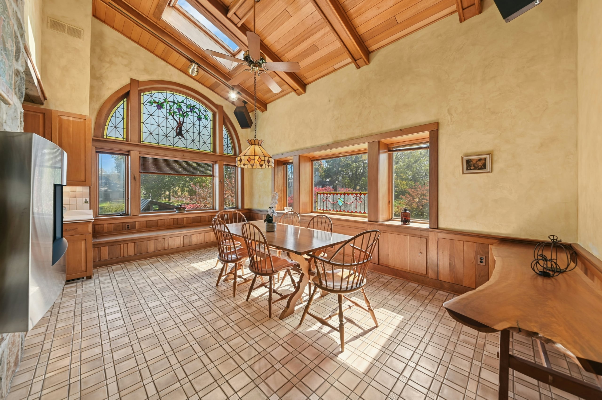 The Barn custom library space
