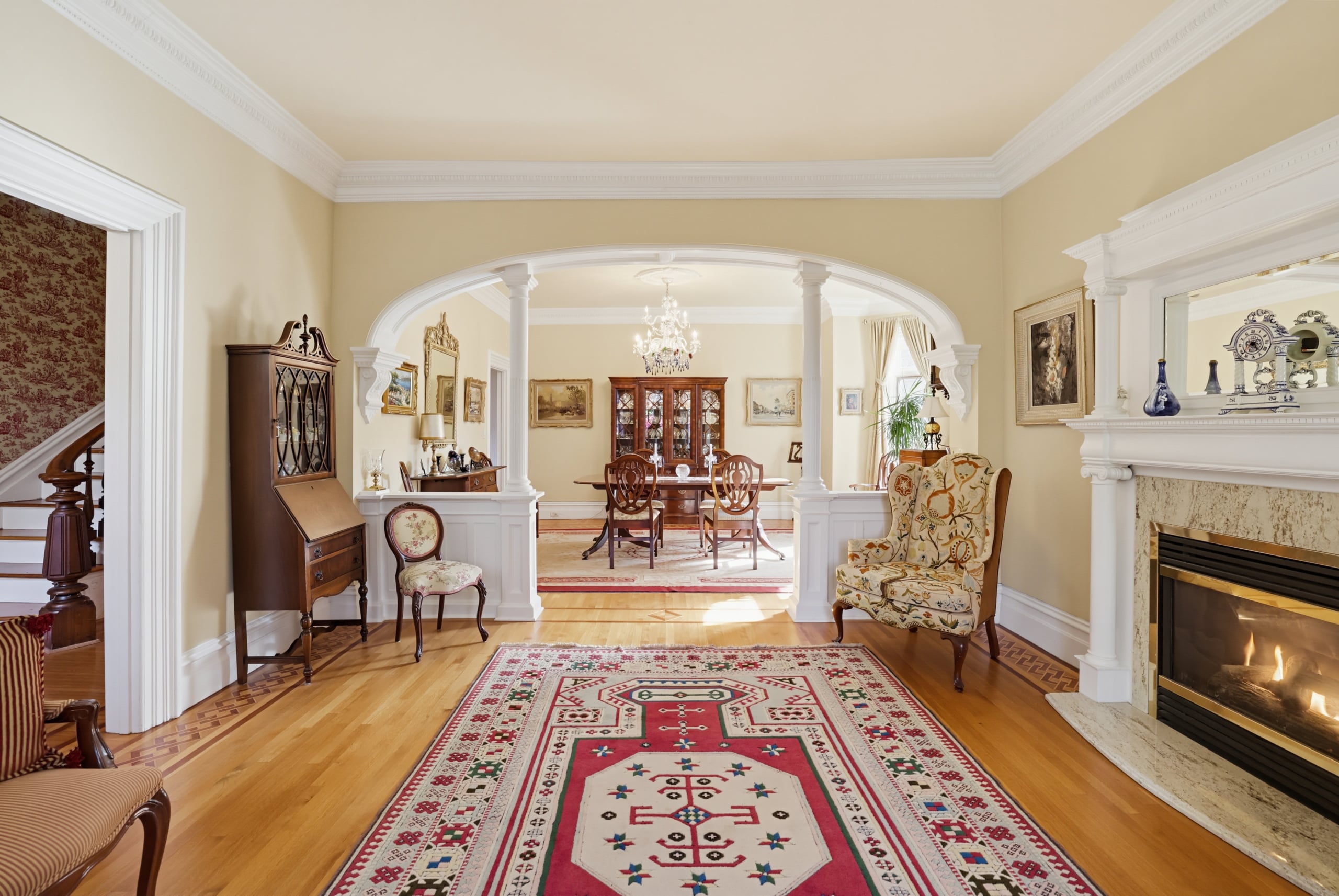 The Queen Ann Home kitchen space